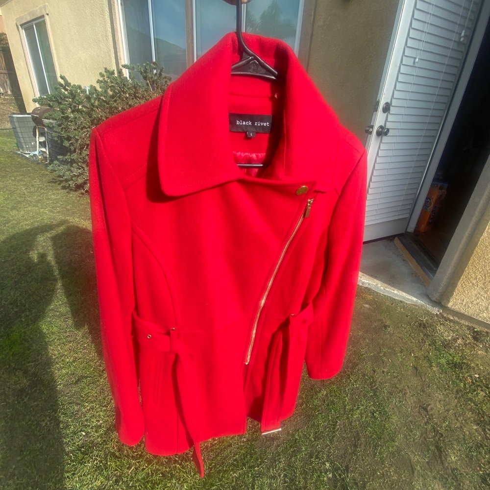 Red BLACK RIVET jacket , used - Picture 14 of 15